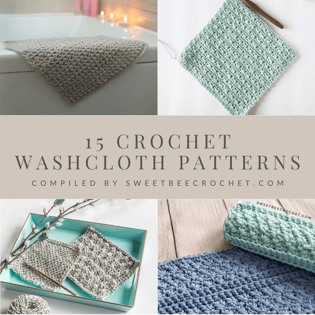 Crochet Washcloth Patterns Sweet Bee Crochet