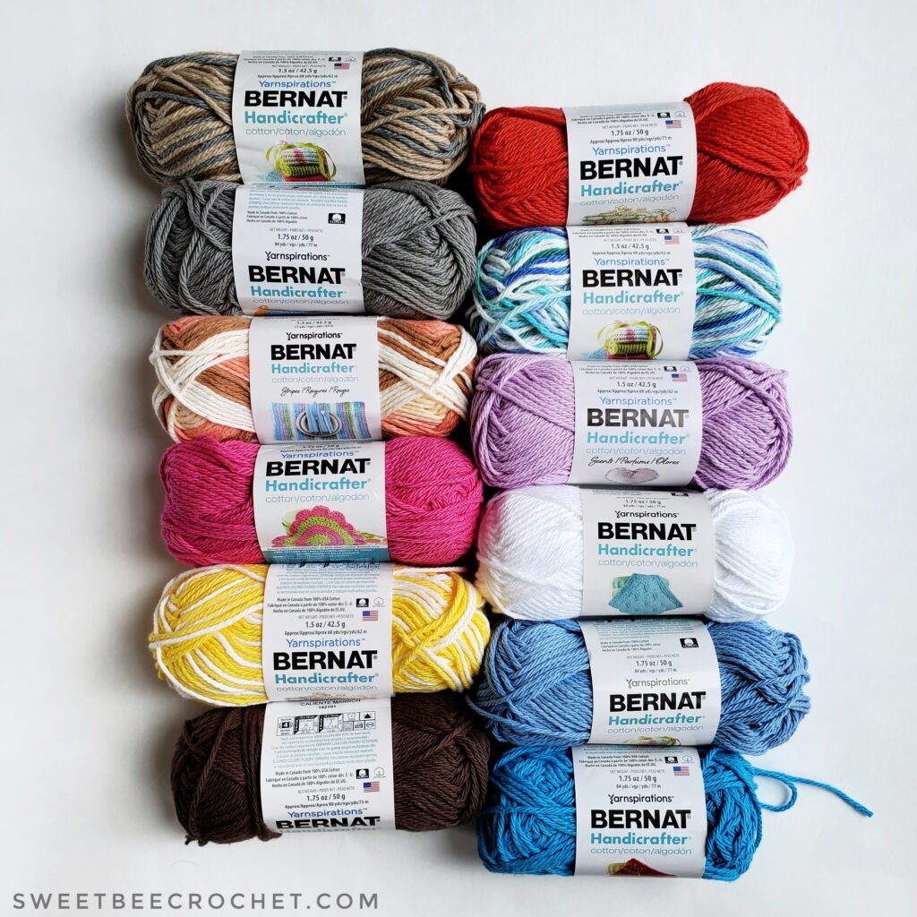 Bernat Handicrafter Yarn Review Sweet Bee Crochet