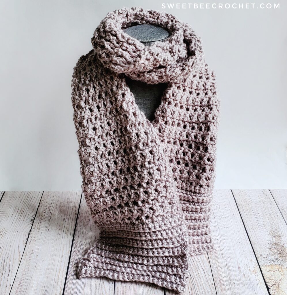 Red Heart Yarn Patterns Scarf