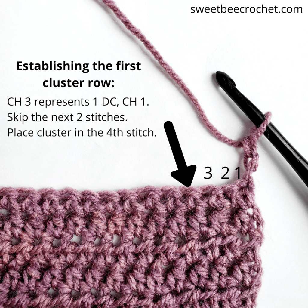 One Skein Granny Rows Scarf Free Crochet Pattern Sweet Bee Crochet