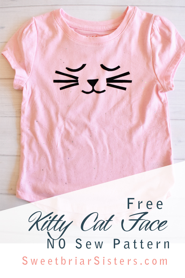 DIY Cat TShirt Free No Sew Tutorial · Sweetbriar Sisters