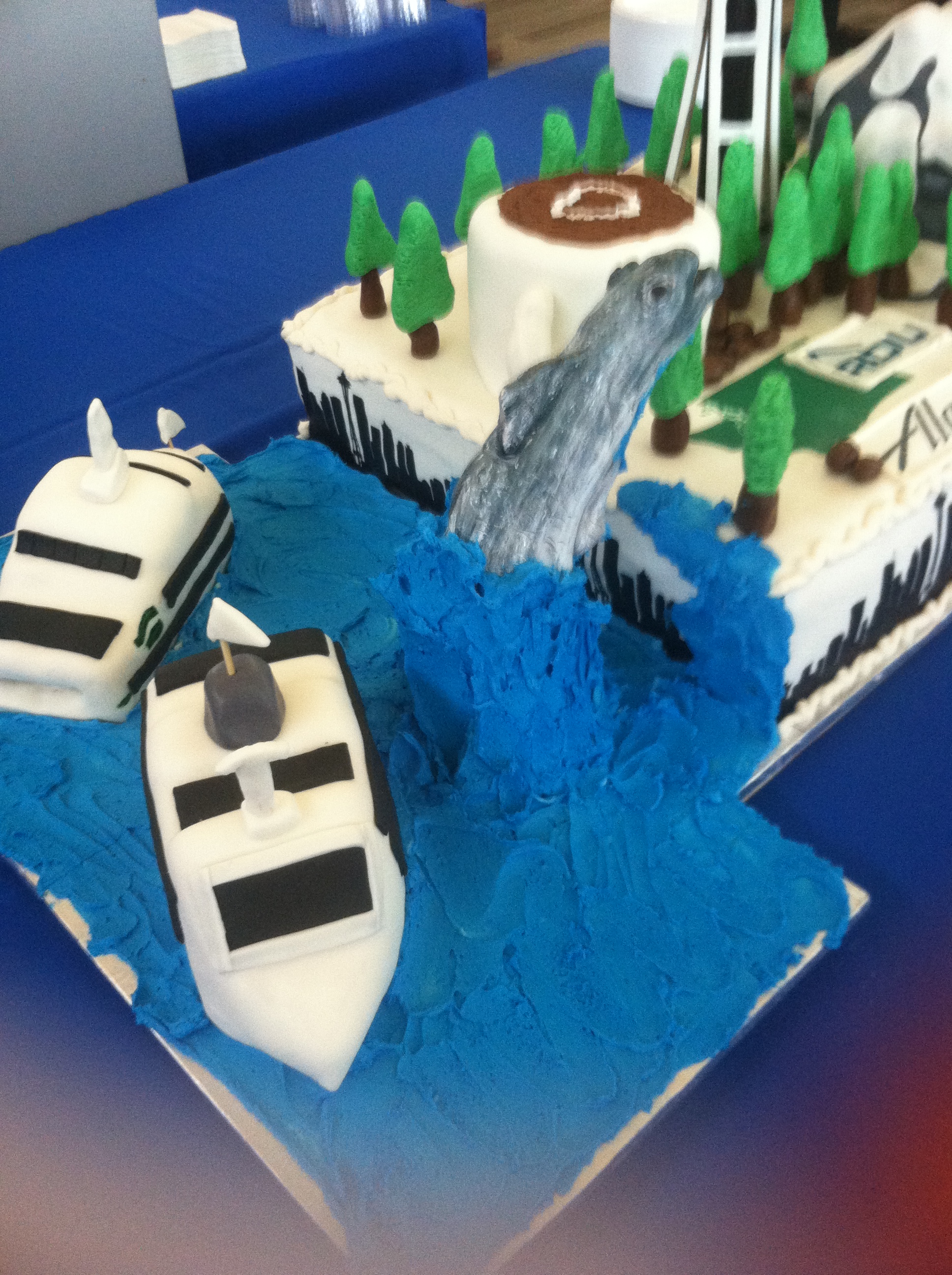 Sweet Cherry Bakery Creates Custom Cake for Alaska Airlines Flight from