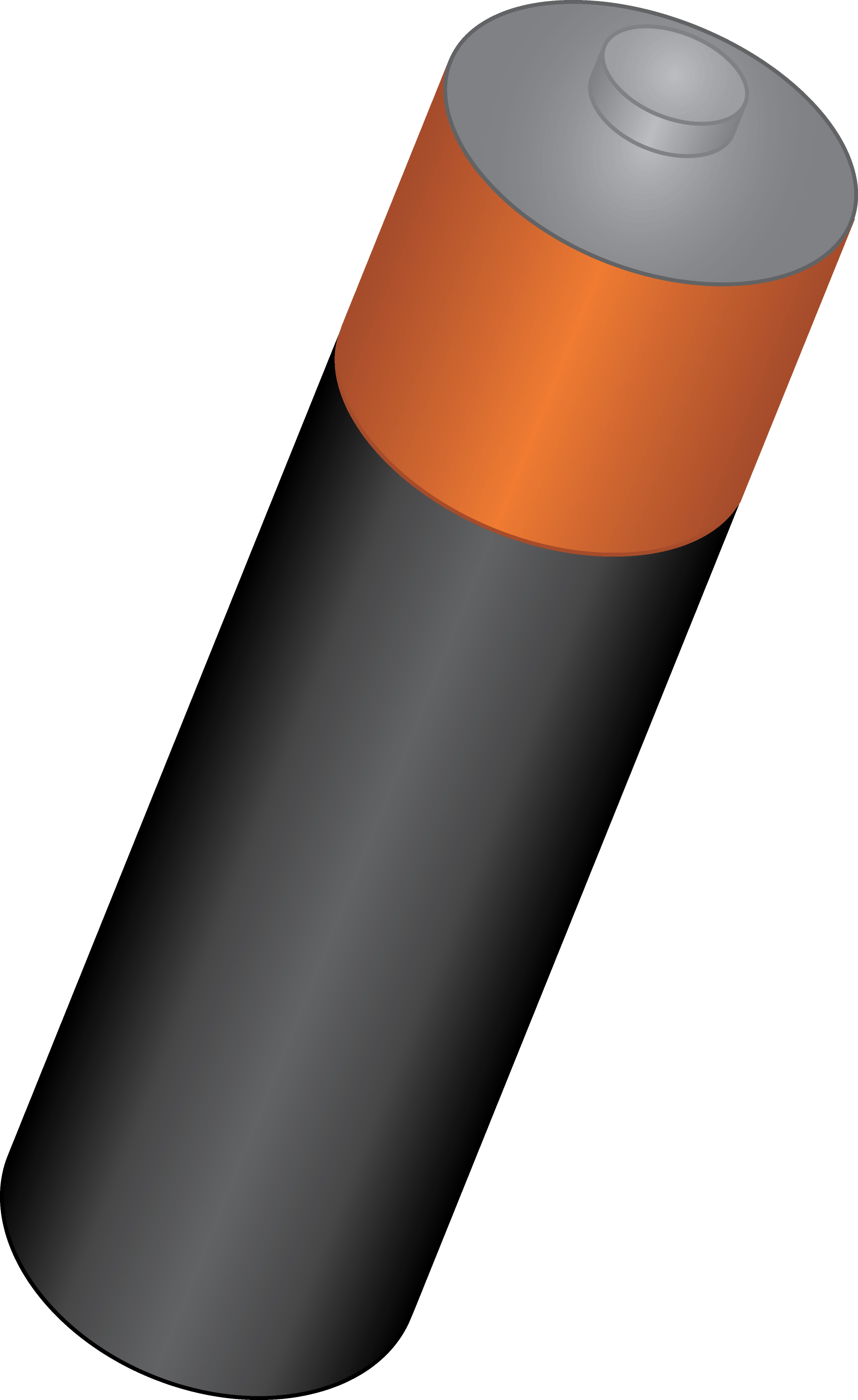 Single AA Battery Free Clip Art