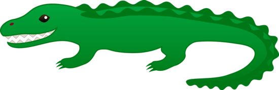 Cute Green Alligator Clip Art Free Clip Art