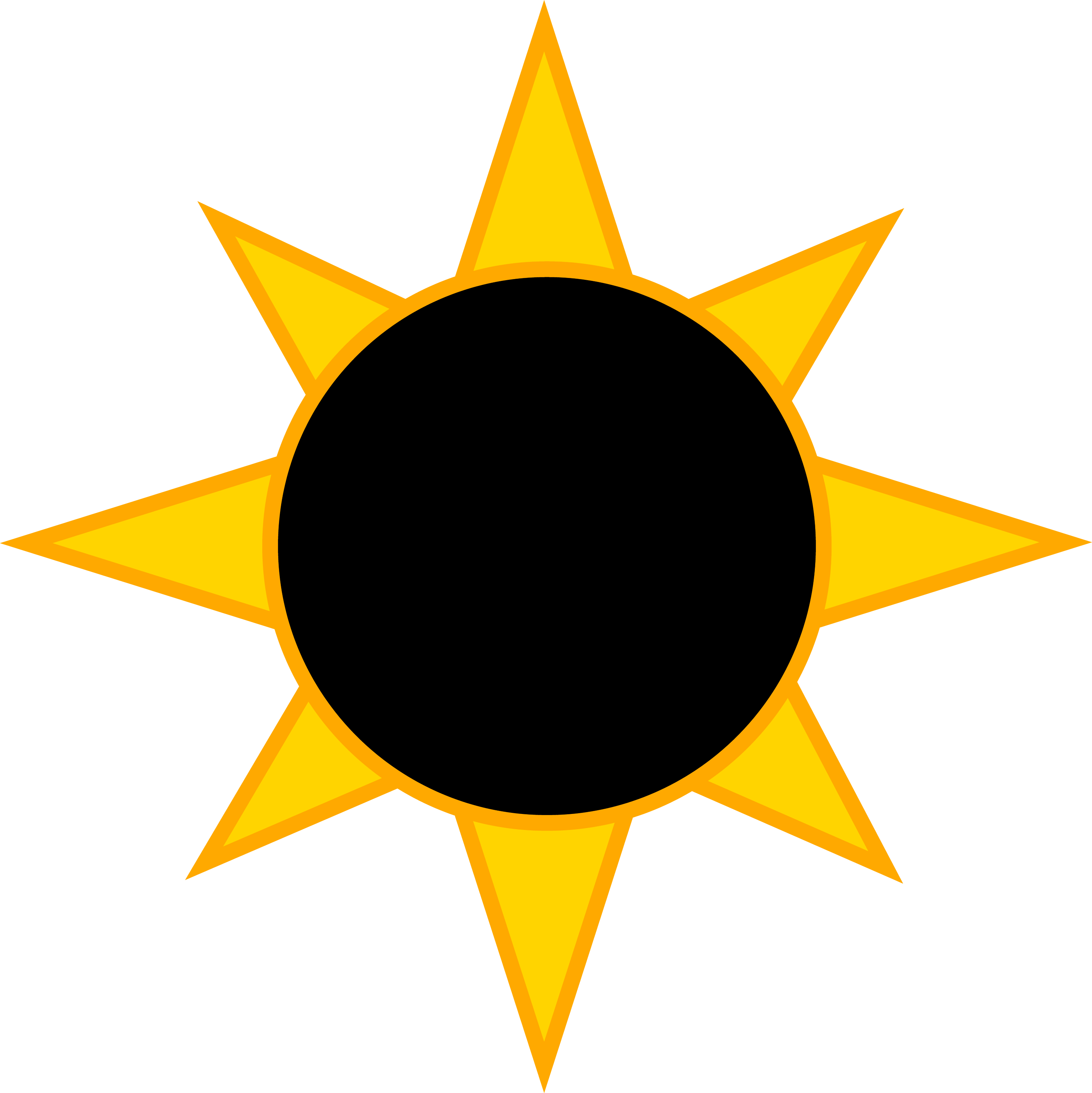 Solar Eclipse Symbol Free Clip Art