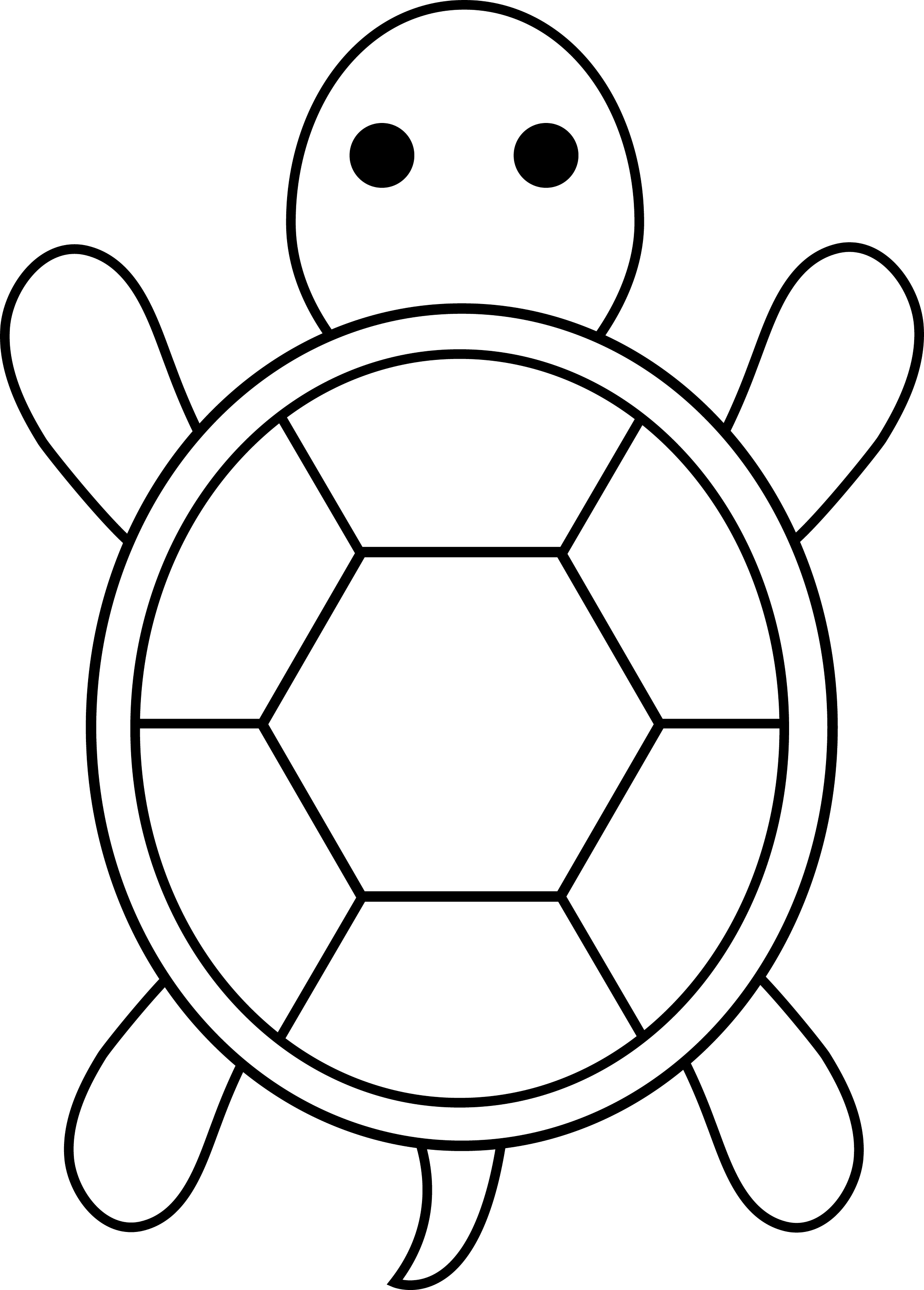 Simple Turtle Coloring Pages