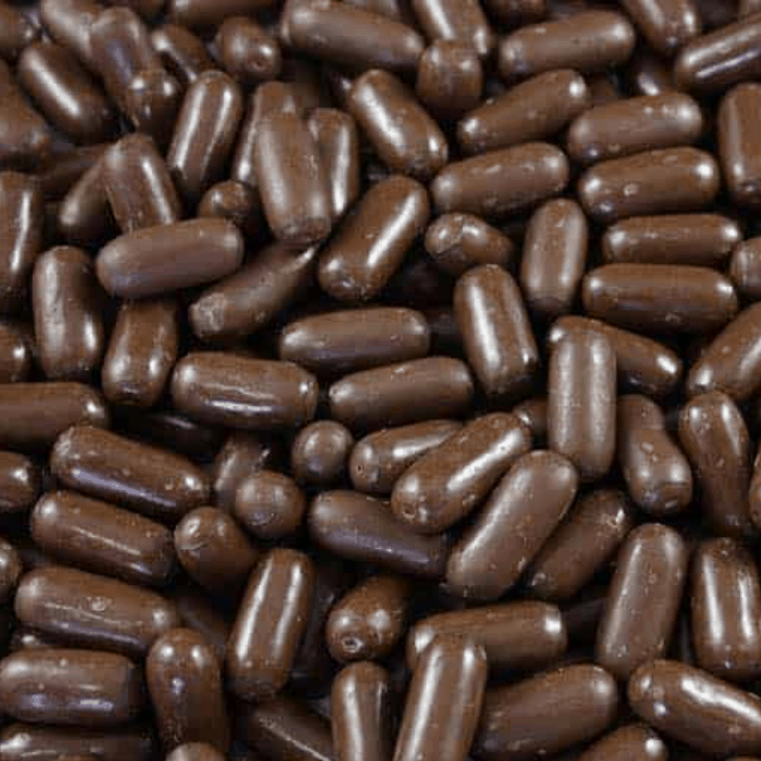 Liquorice Bullets Milk Chocolate Sweetcraft