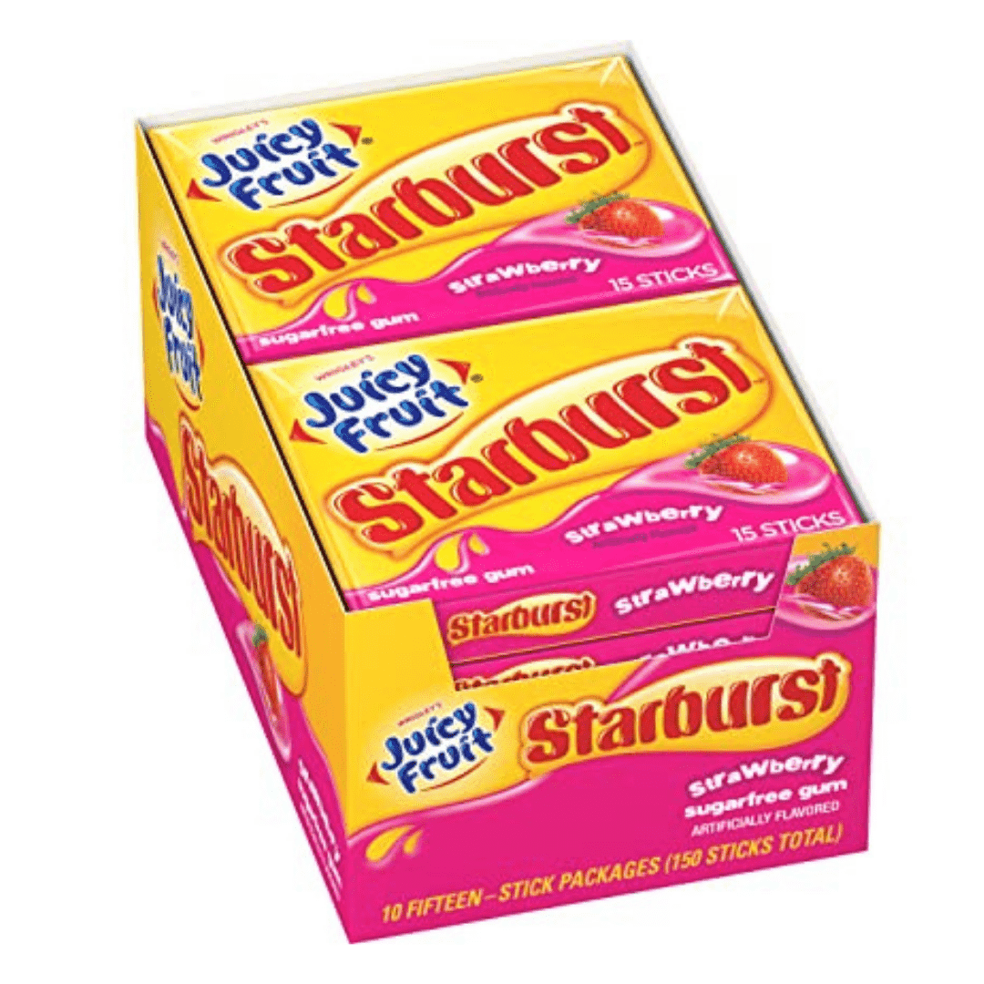 Juicy Fruit Starburst Strawberry Sweetcraft