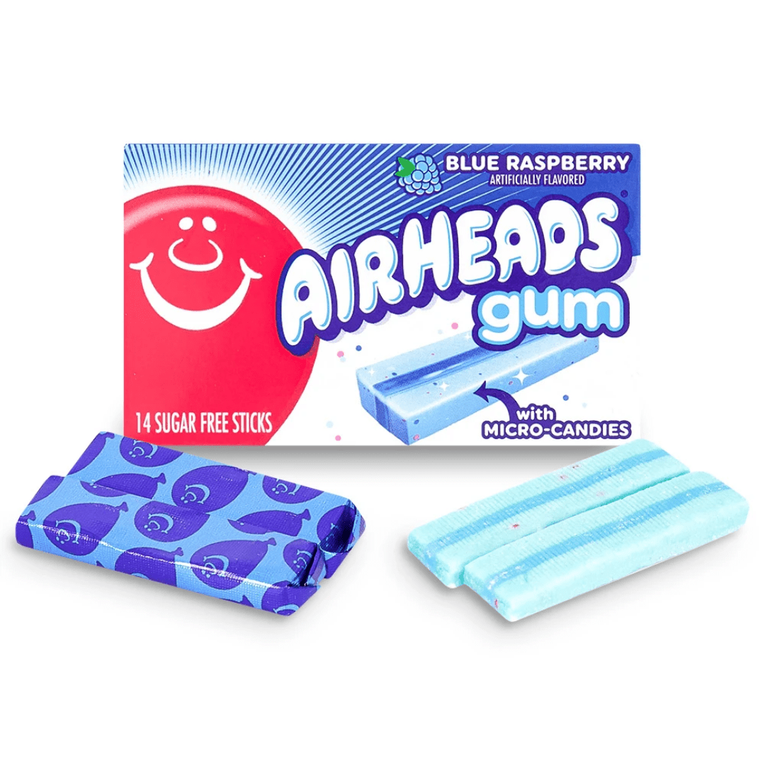 Airheads Gum Blue Raspberry Sweetcraft