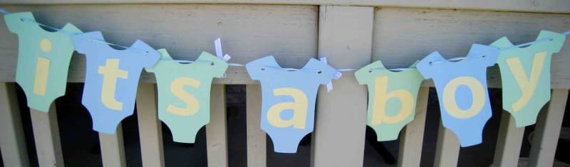 Naptime Project It's a Boy Onesie Banner! Sweet Cs Designs