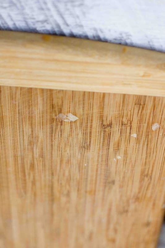 how to sanitize and restore a wood cutting board without chemicals tutorial