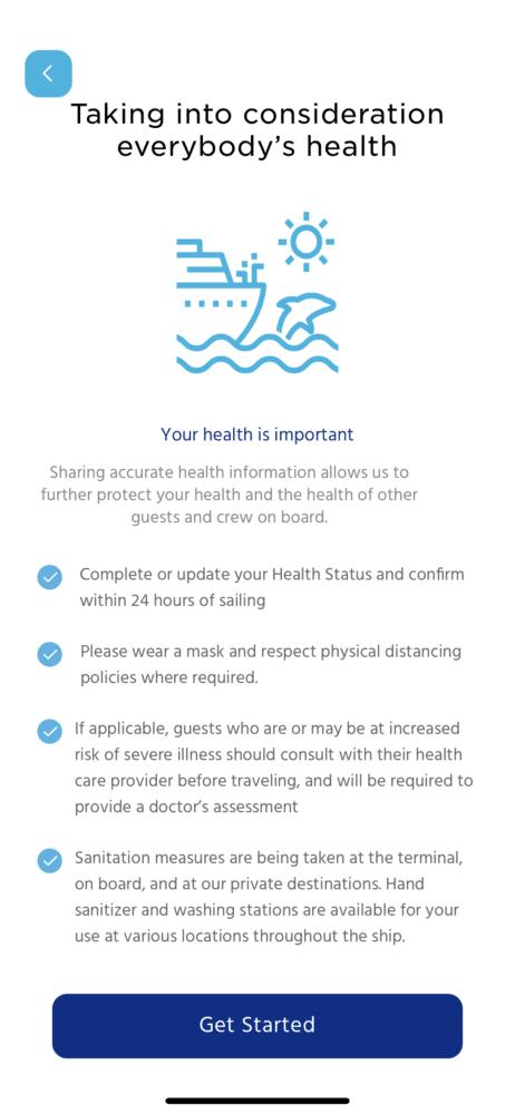 princess cruise check-in process