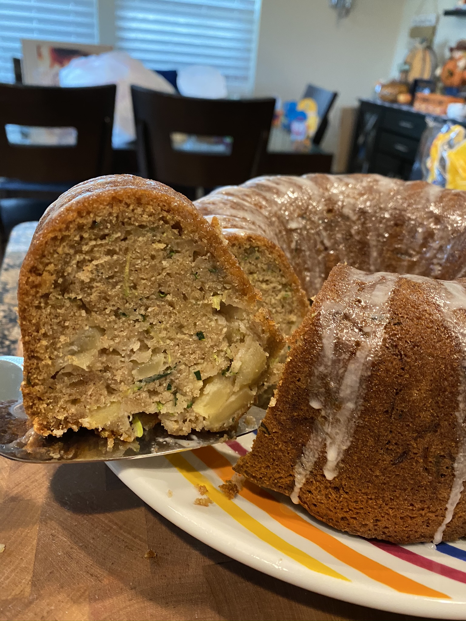 Apple Zucchini Bundt Cake