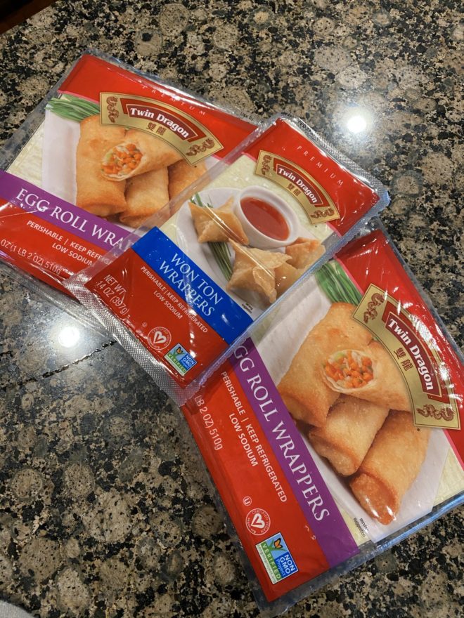 Airfryer Buffalo Chicken Egg Rolls