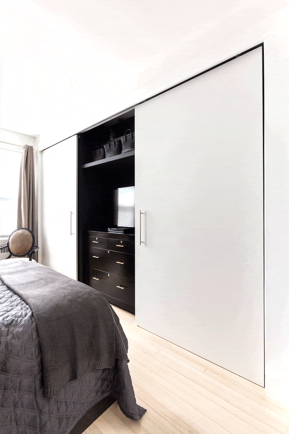Closet with Sliding Doors Sweeten