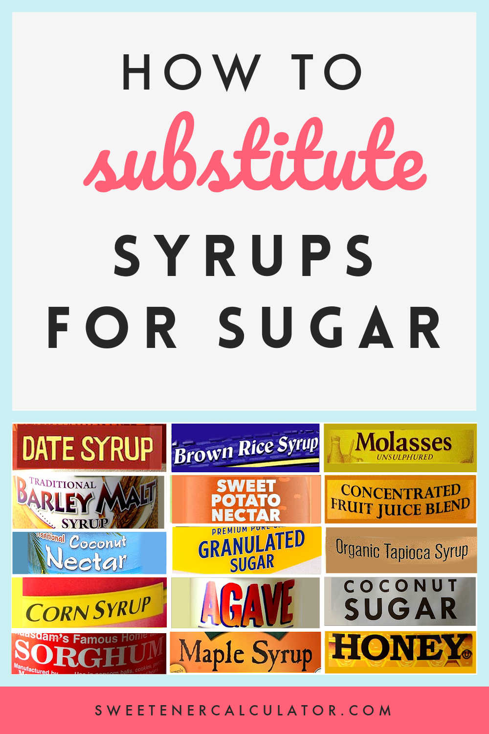 What you Should Know Before you Rush to Swap Syrup for Sugar