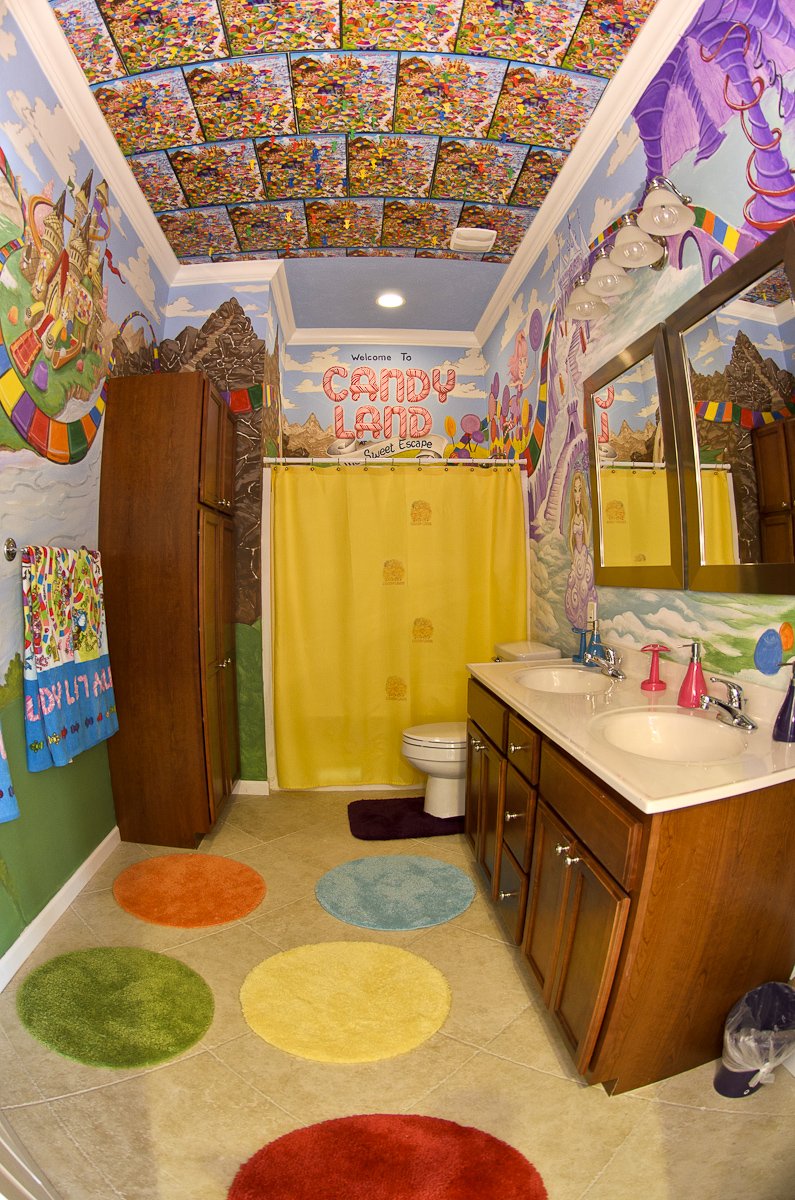 Sweet Escape CandyLand and Other Bathrooms At Our Luxury Vacation