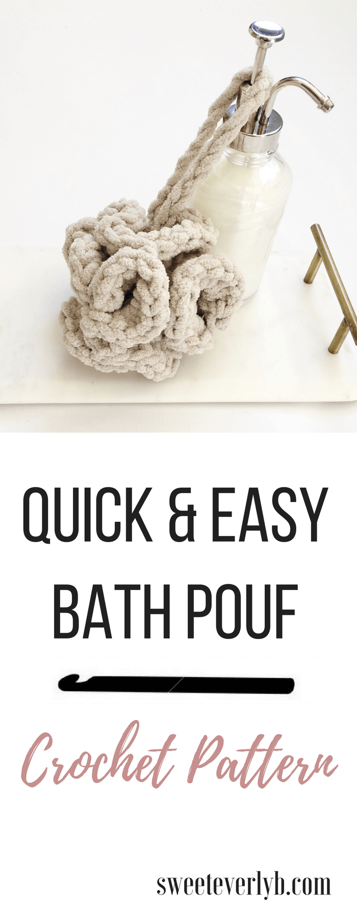 A Quick Crochet Bath Pouf Pattern That Makes A Great DIY Gift