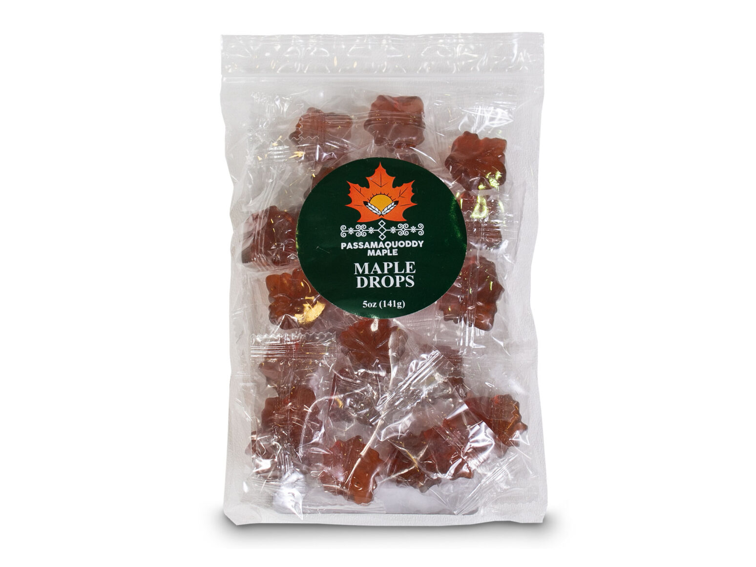 Passamaquoddy Maple, Hard Candy Maple Drops 5 oz Sweetgrass Trading Co