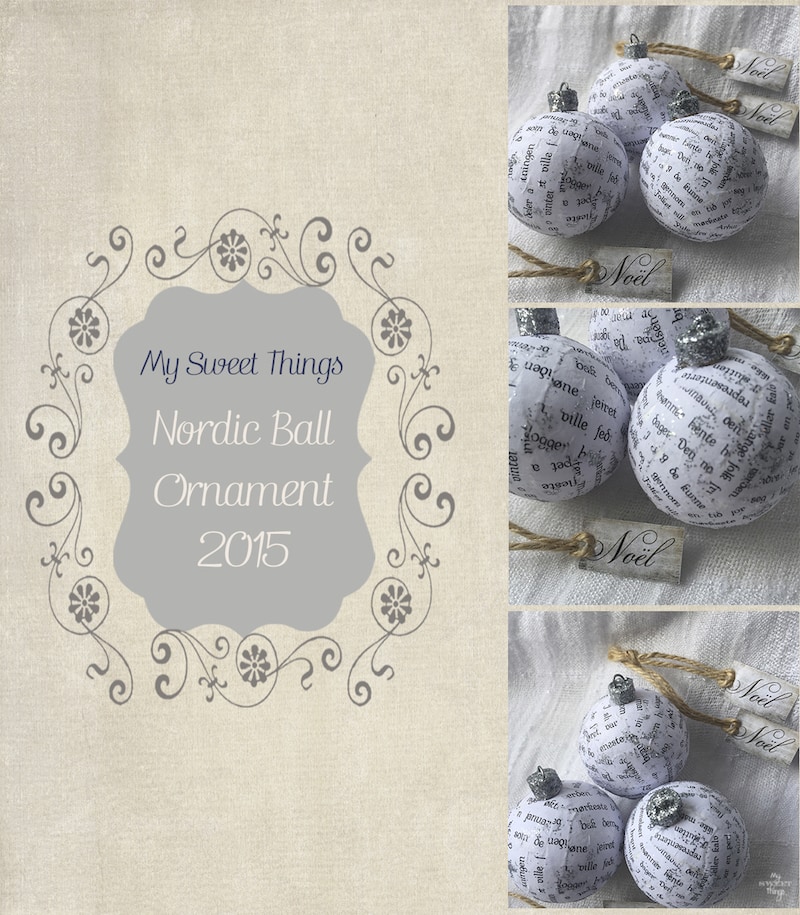 Nordic Ball Ornament Nordic Christmas Ornament Exchange
