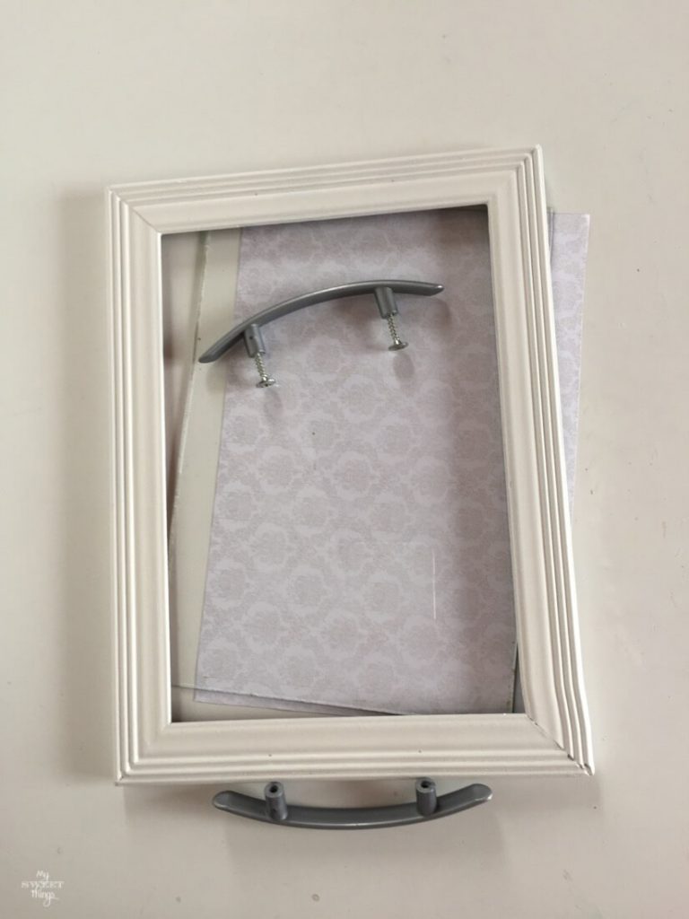 How To Make a Small Tray Out Of a Picture Frame