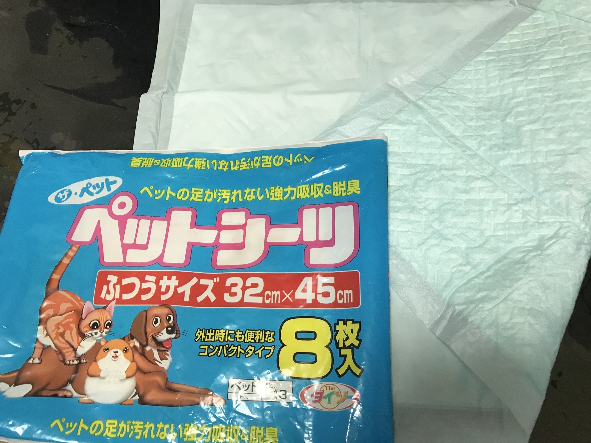 ペットシーツでオムツ替え Sweet☆Home