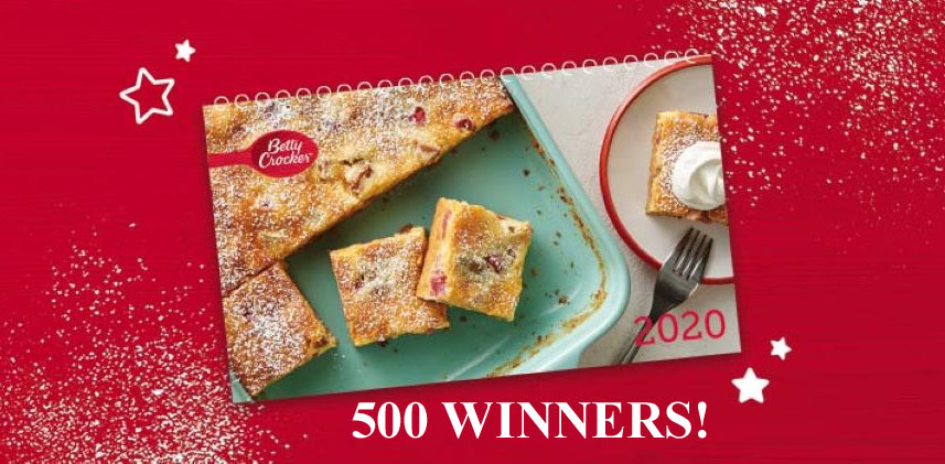 betty crocker 2023 calendar QUICK ENDING! 2020 Betty Crocker Calendar Giveaway (500 Winners)