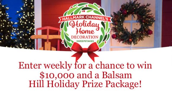 Hallmark Channel's Holiday Home Decoration Sweepstakes Sweeties Sweeps