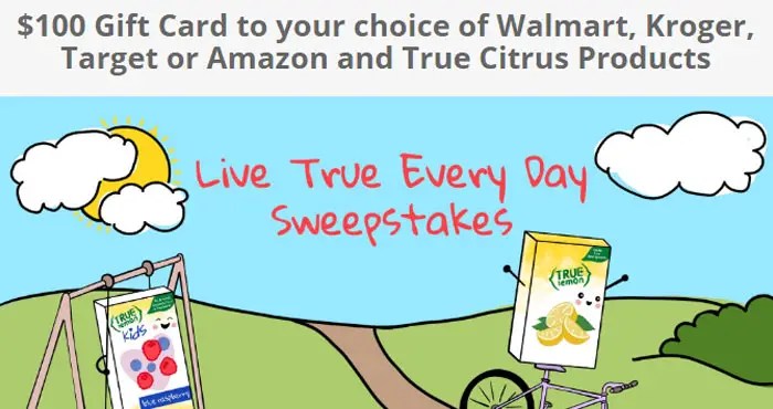 Live True Everyday Sweepstakes (50 Winners)