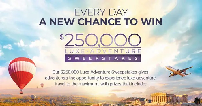 L'occitane Atlas Oceans Voyages $250,000 Luxe-Adventure Sweepstakes