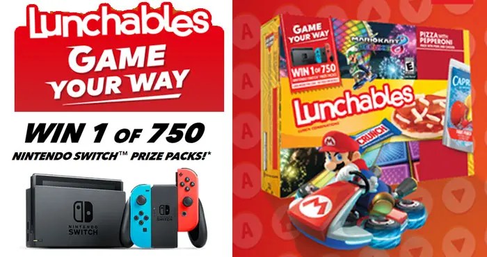 Lunchables Game Your Way Instant Win Game (1,651 Prizes)