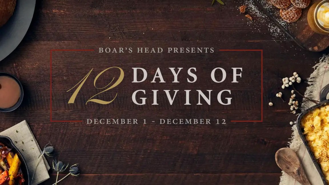 Boar’s Head 12 Days of Giveaway Sweepstakes 12daysofgiveaways