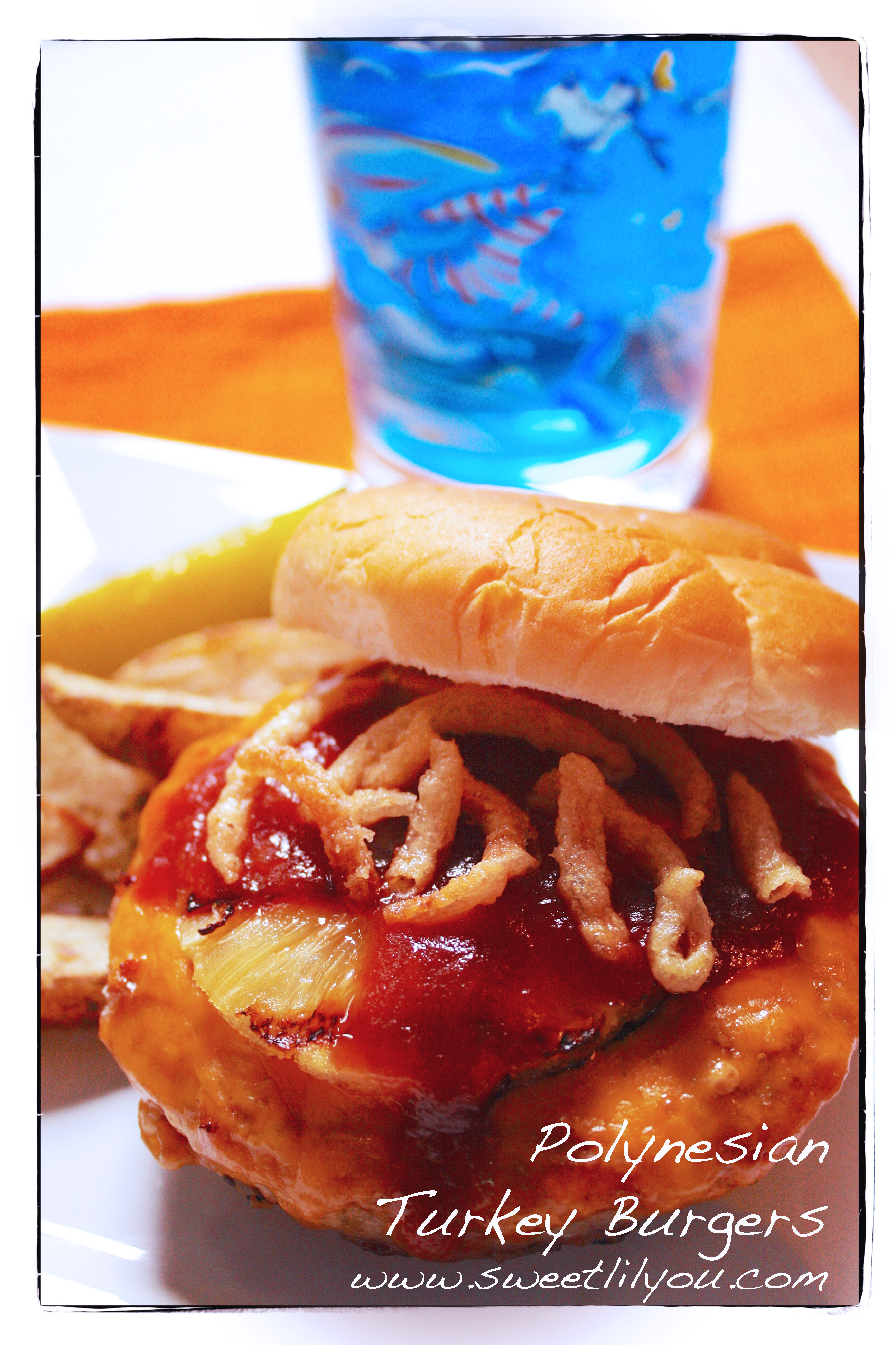 Polynesian Turkey Burgers (BBQ Sauce Recipe!) sweet lil you