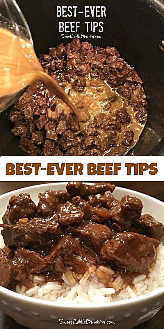 BestEver Beef Tips & Gravy (Easy) Sweet Little Bluebird
