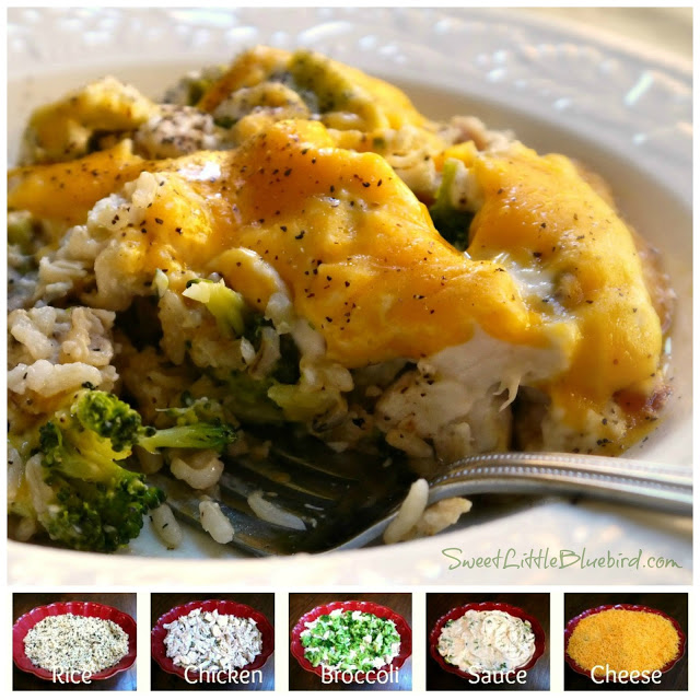 Easy Chicken Divan (Chicken, Broccoli and Rice Casserole) Sweet Little Bluebird