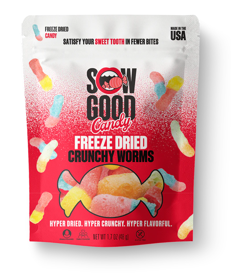 Sow Good Freeze Dried Crunchy Worms Sweetly Kismet