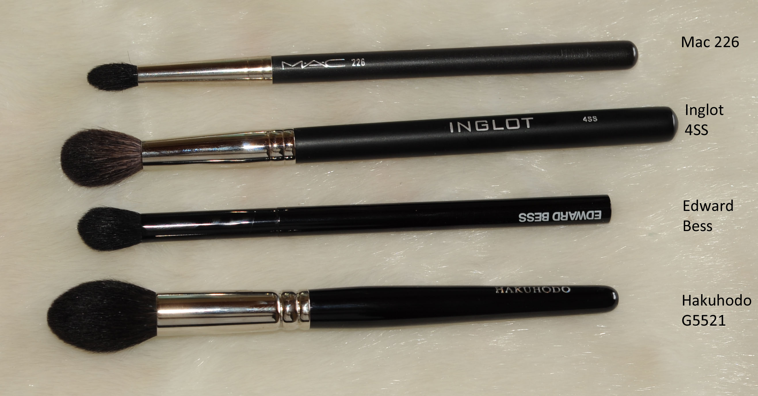 Inglot brushes 4SS and 5FS Sweet Makeup Temptations