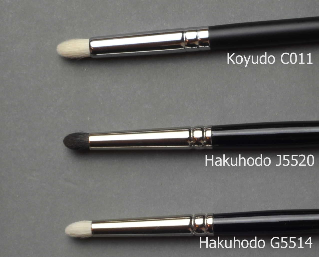 Eye brushes Hakuhodo guidelines Sweet Makeup Temptations