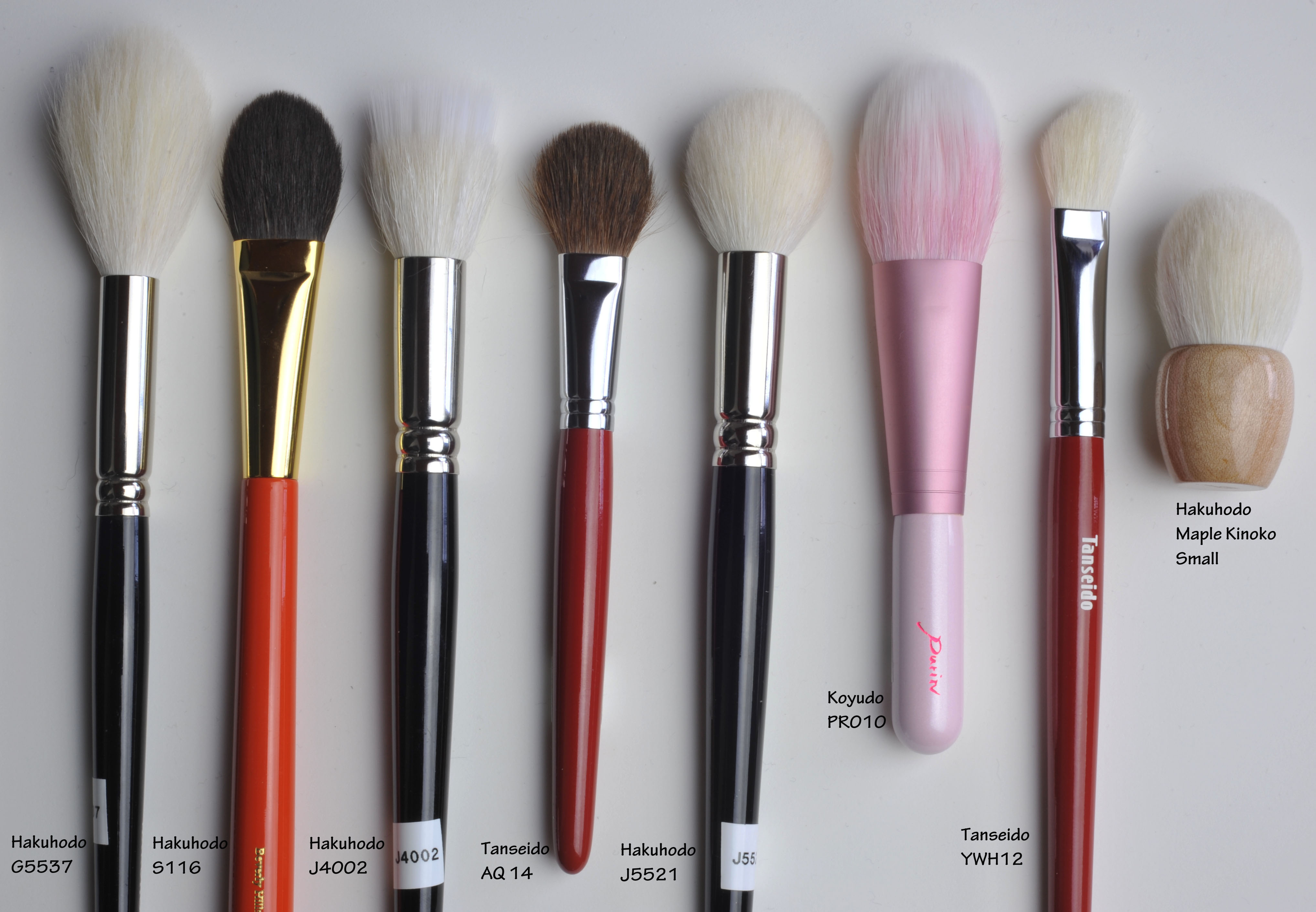 Favorite brushes in 2013 Sweet Makeup Temptations