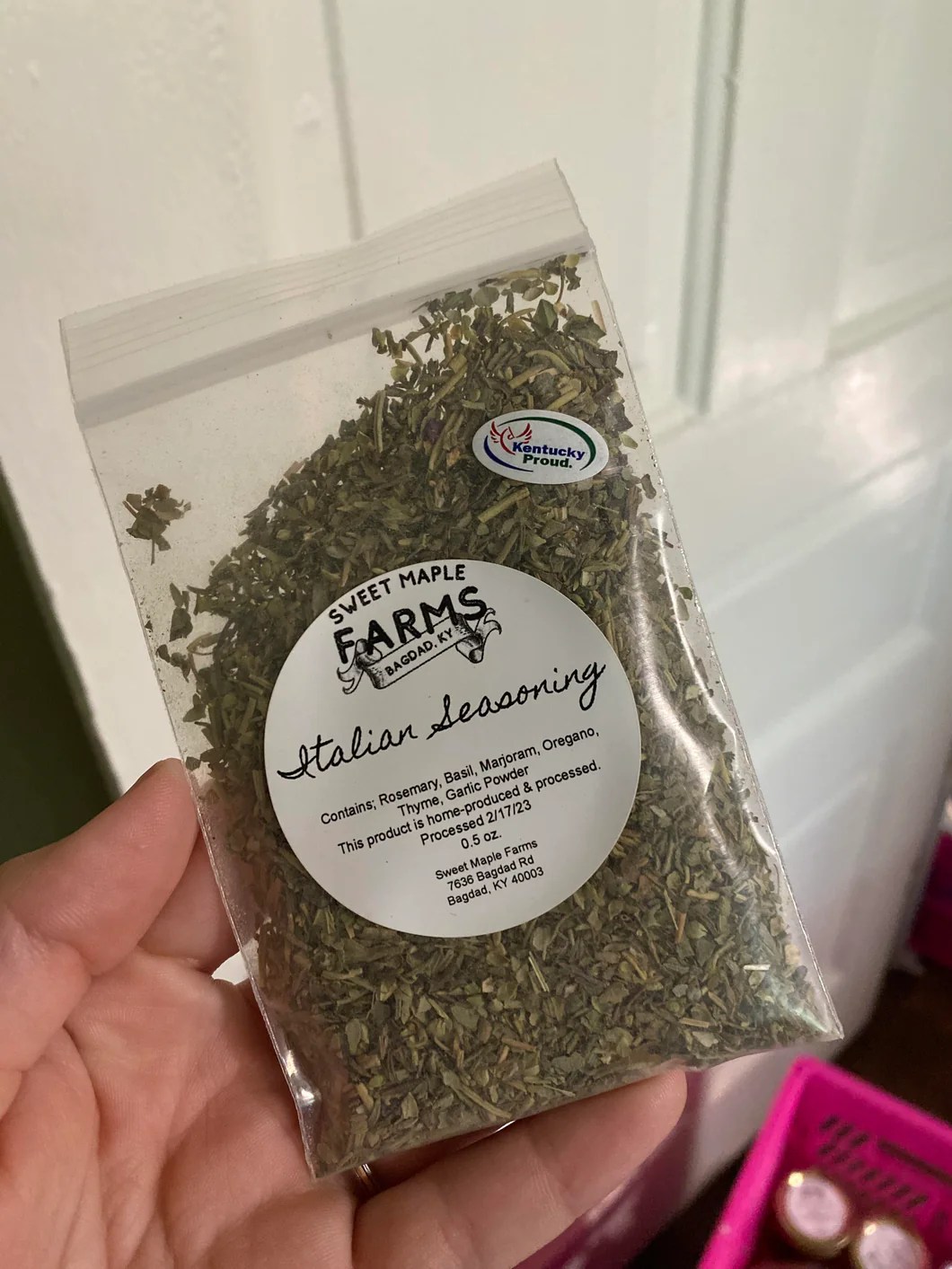 Italian Seasoning Packet Sweet Maple Farms