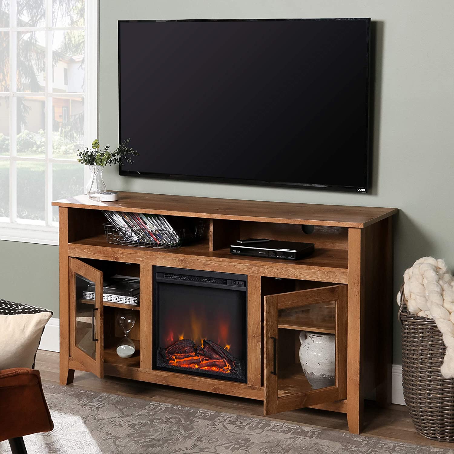 Top 10 Best Fireplace TV Stands (2021) — SweetMemoryStudio
