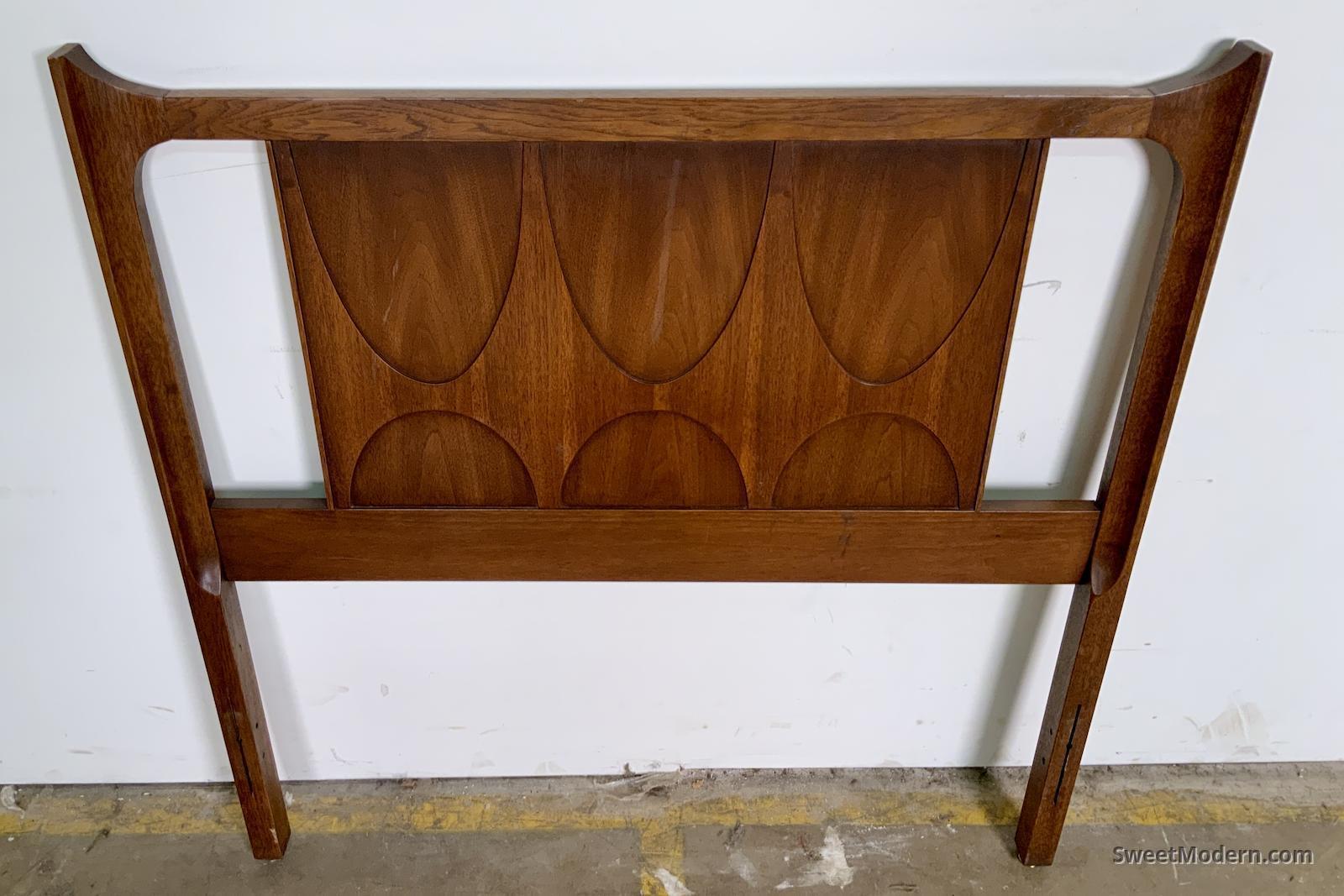 Broyhill Brasilia Twin Headboard Midcentury Beds & Headboards For
