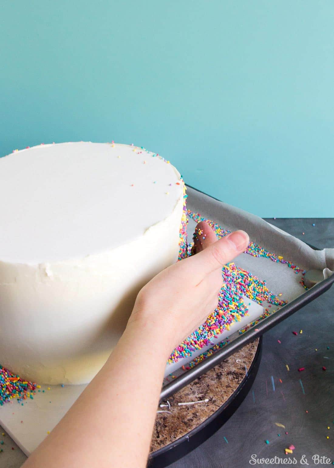 Sprinkle Cake Tutorial Sweetness & Bite