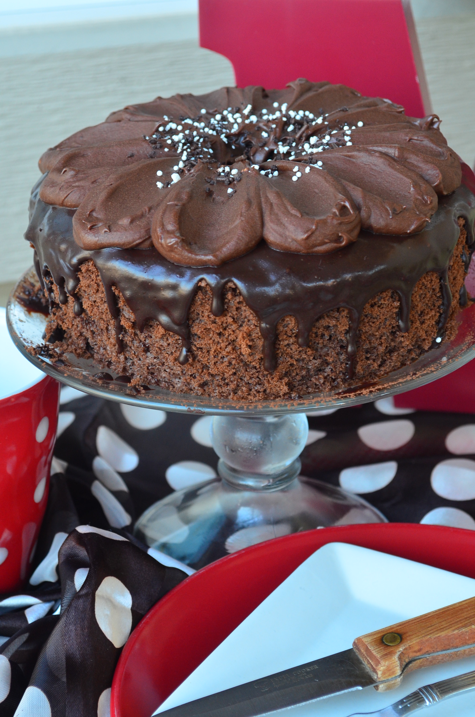 Simple and Easy Chocolate Chiffon Cake
