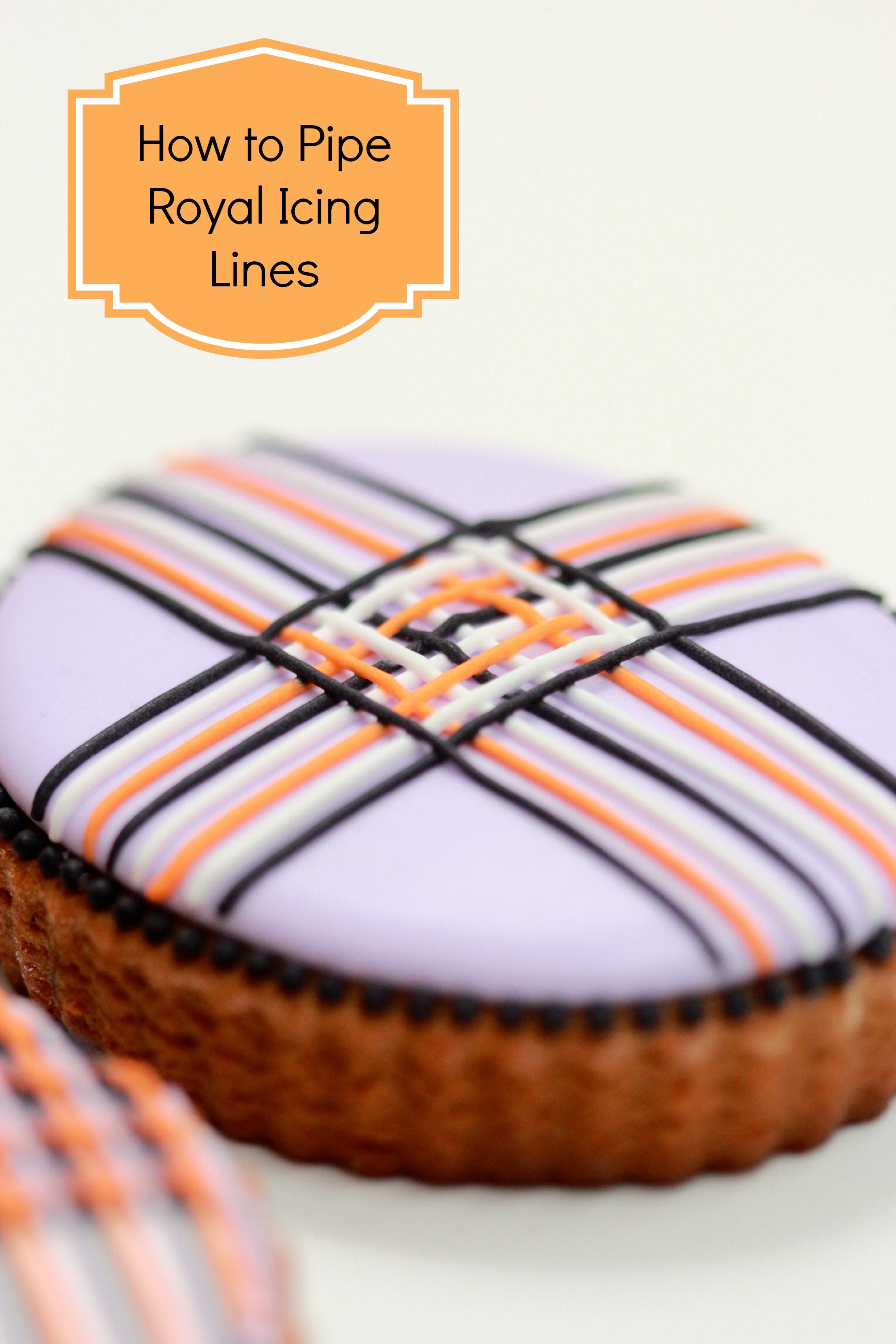 Piping Lines with Royal Icing Tutorial Sweetopia