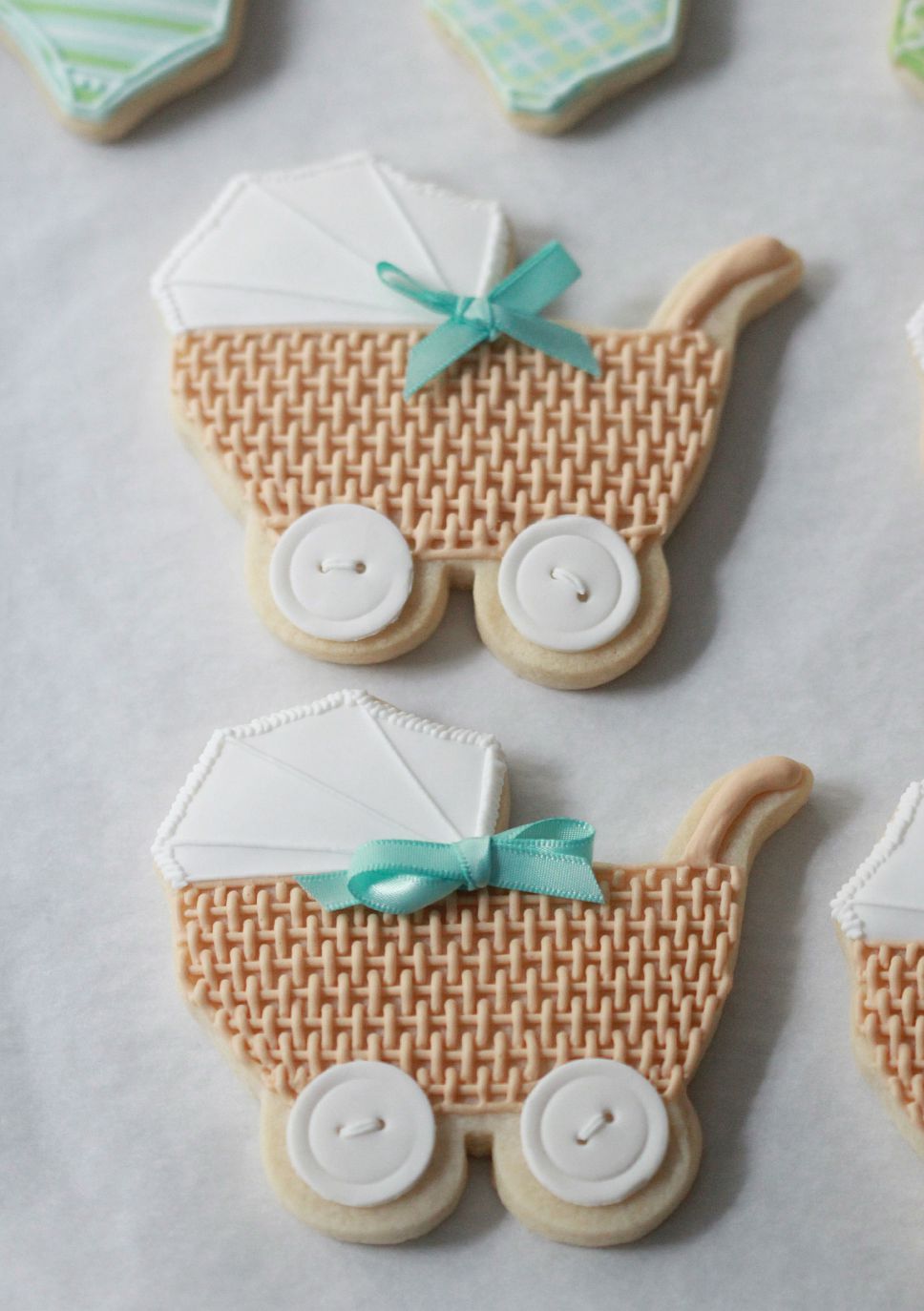 {Video} How to Pipe Basket Weave / Baby Carriage Cookies Sweetopia