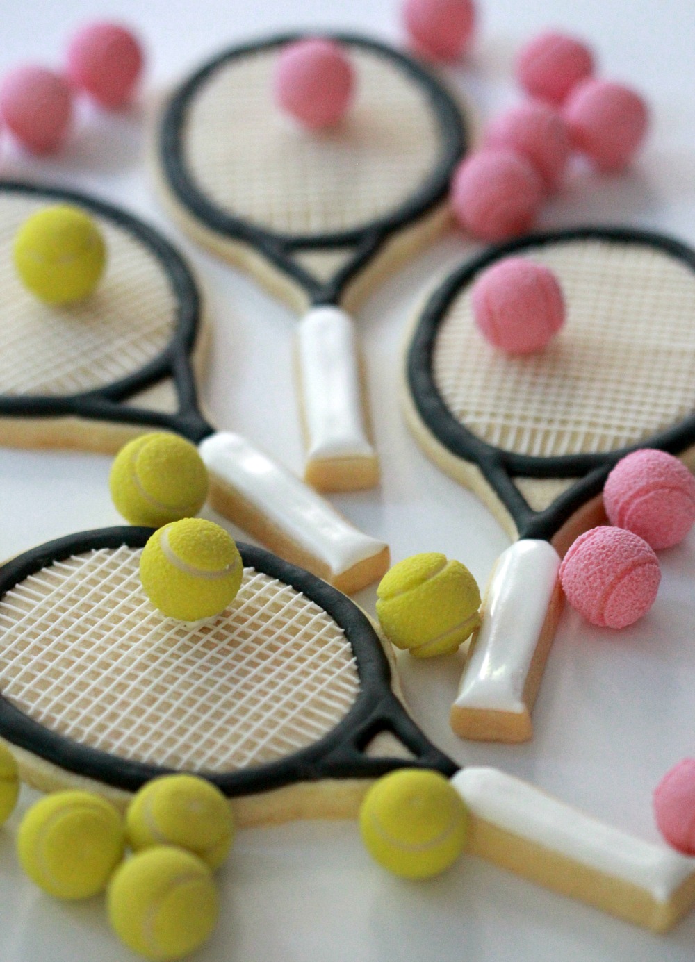 How to Decorate Tennis Racket Cookies Sweetopia