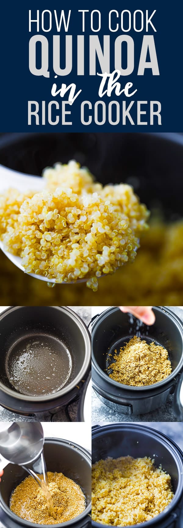 How to Cook Quinoa in a Rice Cooker Sweet Peas and Saffron