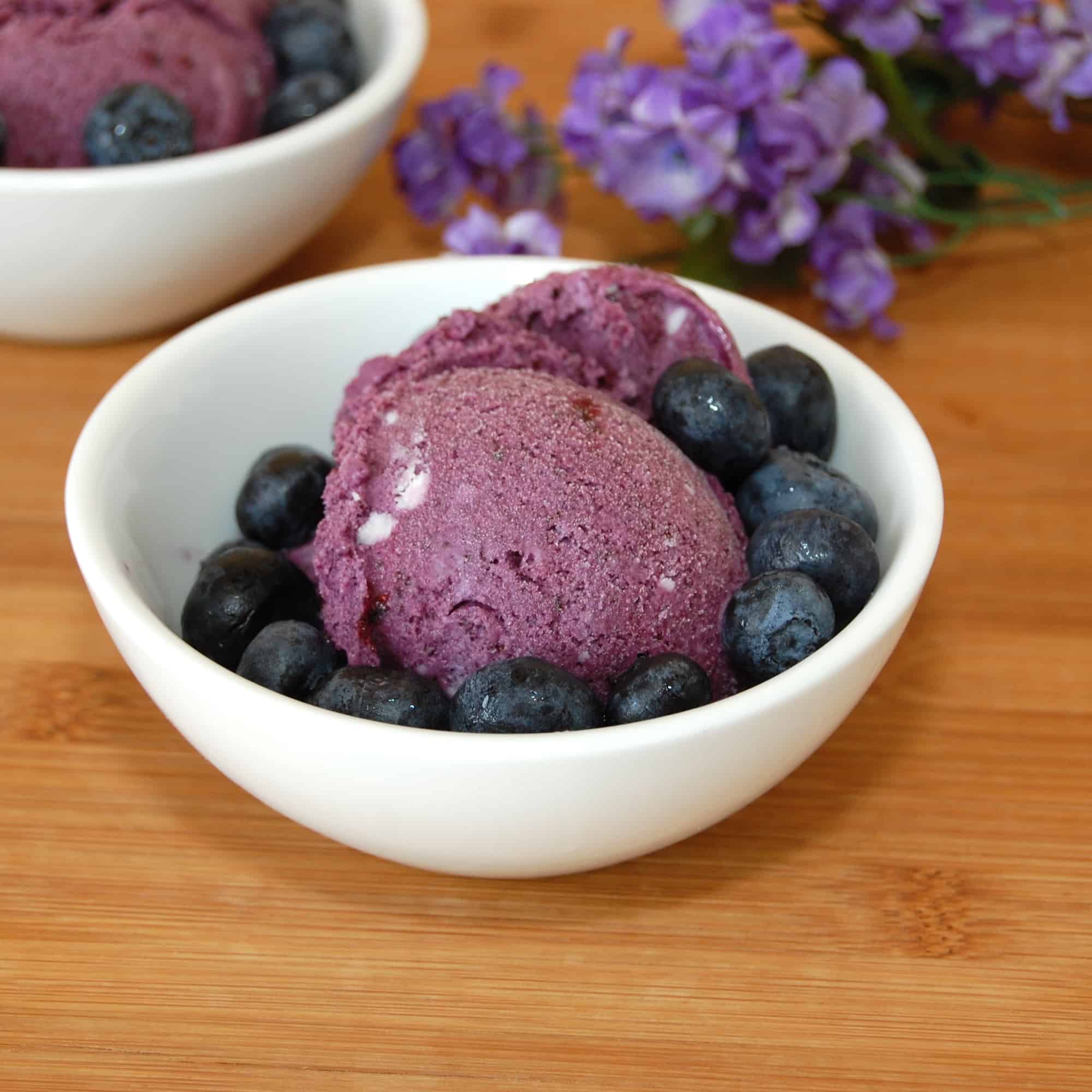 Blueberry Ice Cream Sweet Pea's Kitchen