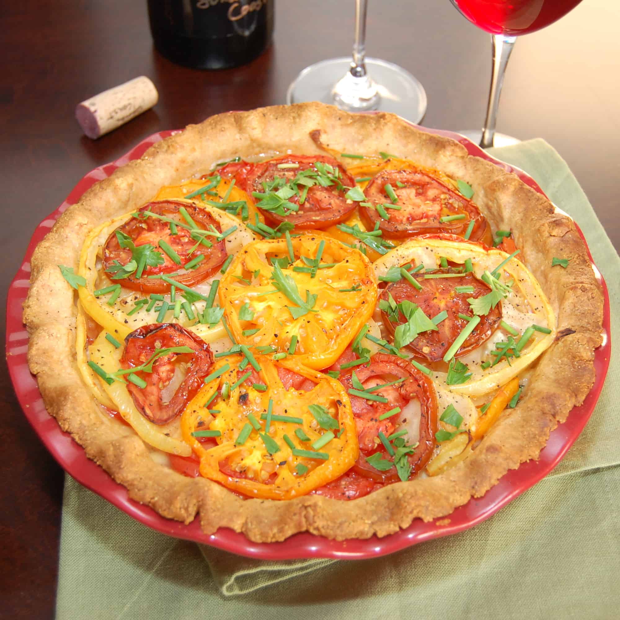 Heirloom Tomato Pie Sweet Pea's Kitchen